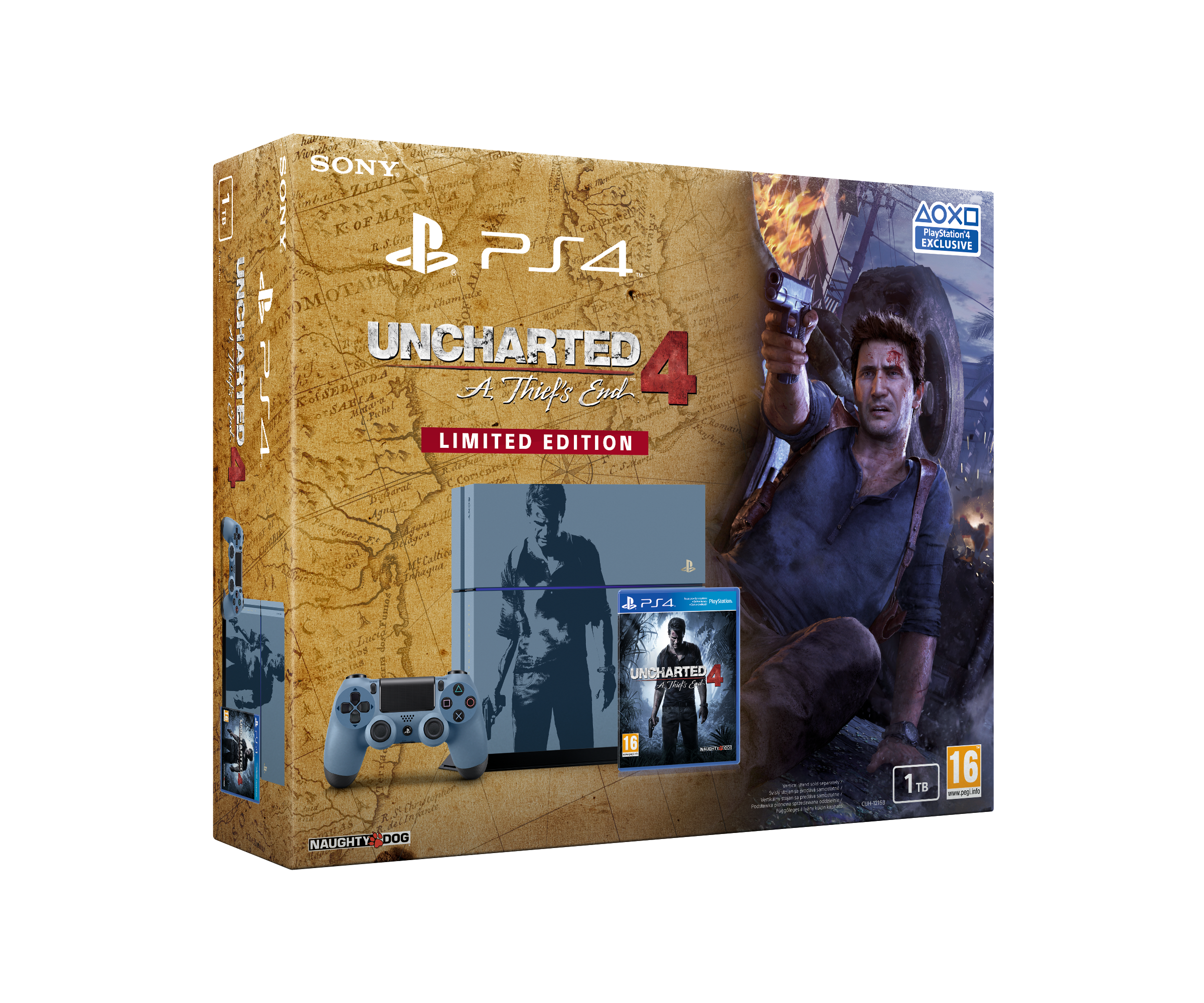 Vyhraj limitovan konzolu PlayStation 4 1TB -Uncharted 4: A Thiefs End